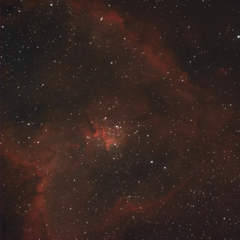 The Heart Nebula in Cassiopeia