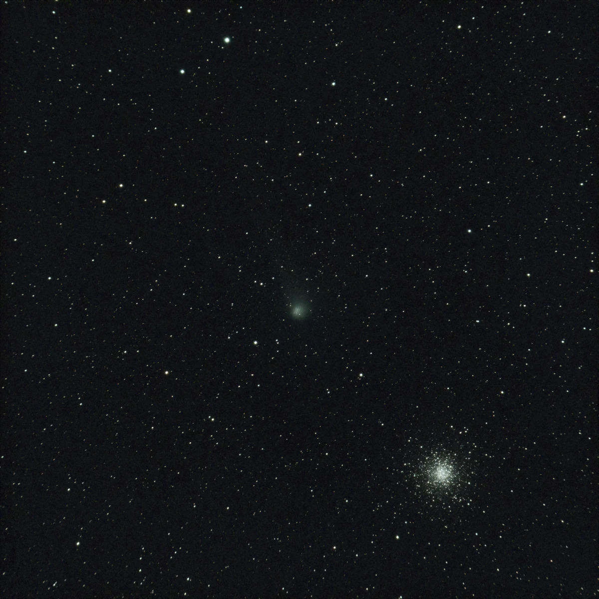 The comet C/2017 K2 (PANSTARRS) and the globular cluster M10