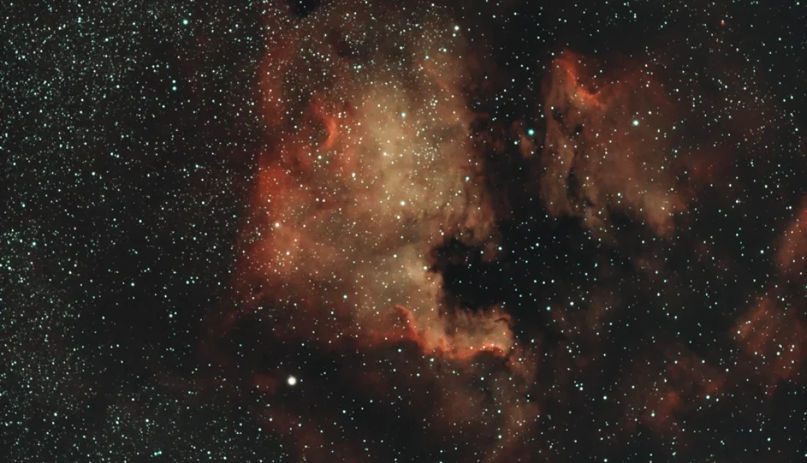 NGC 7000 with Rokinon 135mm, ZWO ASI533MC PRO and Optolong L-eXtreme 2"