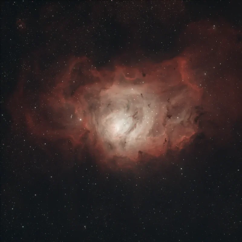 The Lagoon Nebula (M8) from the CAO