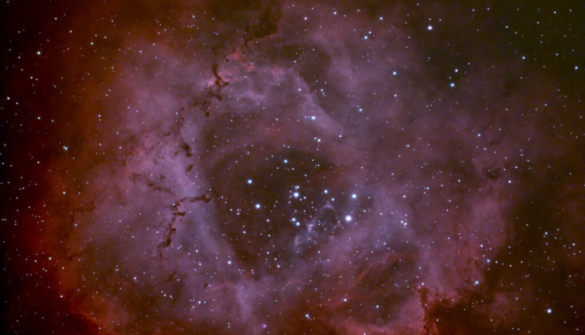 The Rosette Nebula with the new Gradient Correction Tool for PixInsight (2024-02-12)